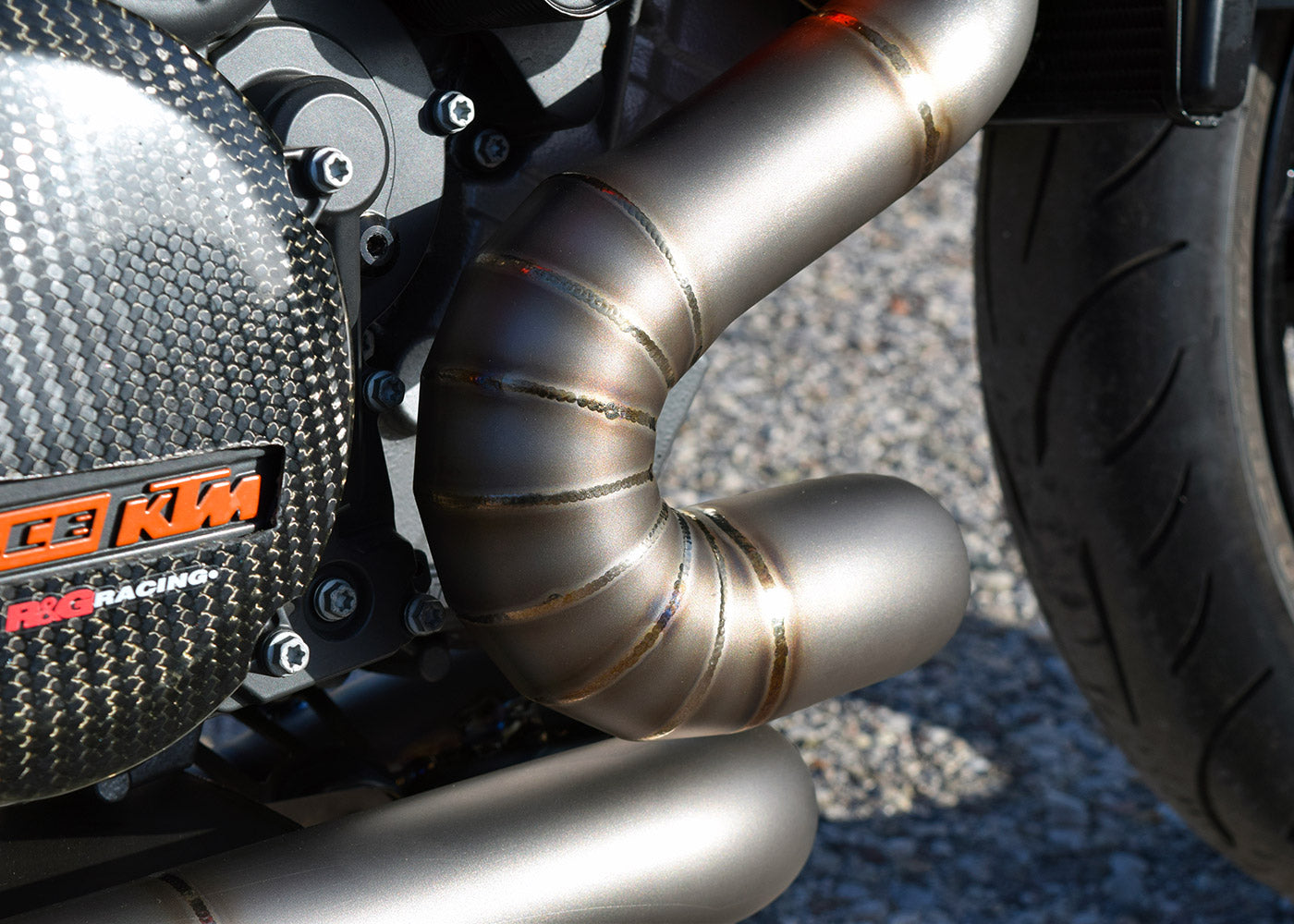 SPARK GKT8502 KTM 1290 / 1390 Super Duke R / R Evo (2020+) Titanium Exhaust Collector (racing; with valve simulator) – Accessories in the 2WheelsHero Motorcycle Aftermarket Accessories and Parts Online Shop