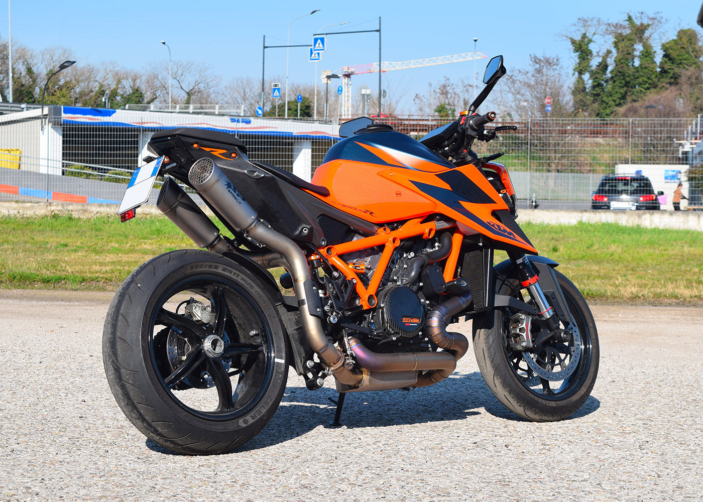 SPARK GKT8502 KTM 1290 / 1390 Super Duke R / R Evo (2020+) Titanium Exhaust Collector (racing; with valve simulator) – Accessories in the 2WheelsHero Motorcycle Aftermarket Accessories and Parts Online Shop