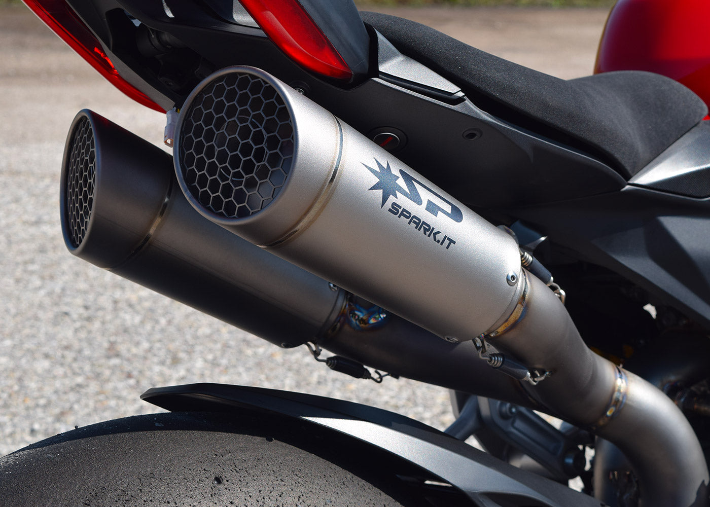 SPARK GDU8832 Ducati Panigale V2 / Streetfighter V2 Full Titanium Exhaust System "GRID-O" (racing) – Accessories in the 2WheelsHero Motorcycle Aftermarket Accessories and Parts Online Shop