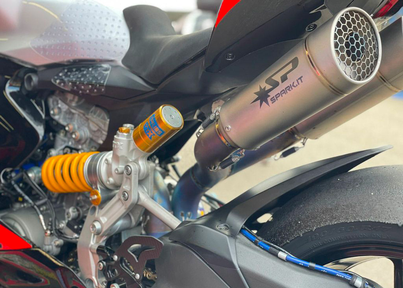 SPARK GDU8832 Ducati Panigale V2 / Streetfighter V2 Full Titanium Exhaust System "GRID-O" (racing) – Accessories in the 2WheelsHero Motorcycle Aftermarket Accessories and Parts Online Shop