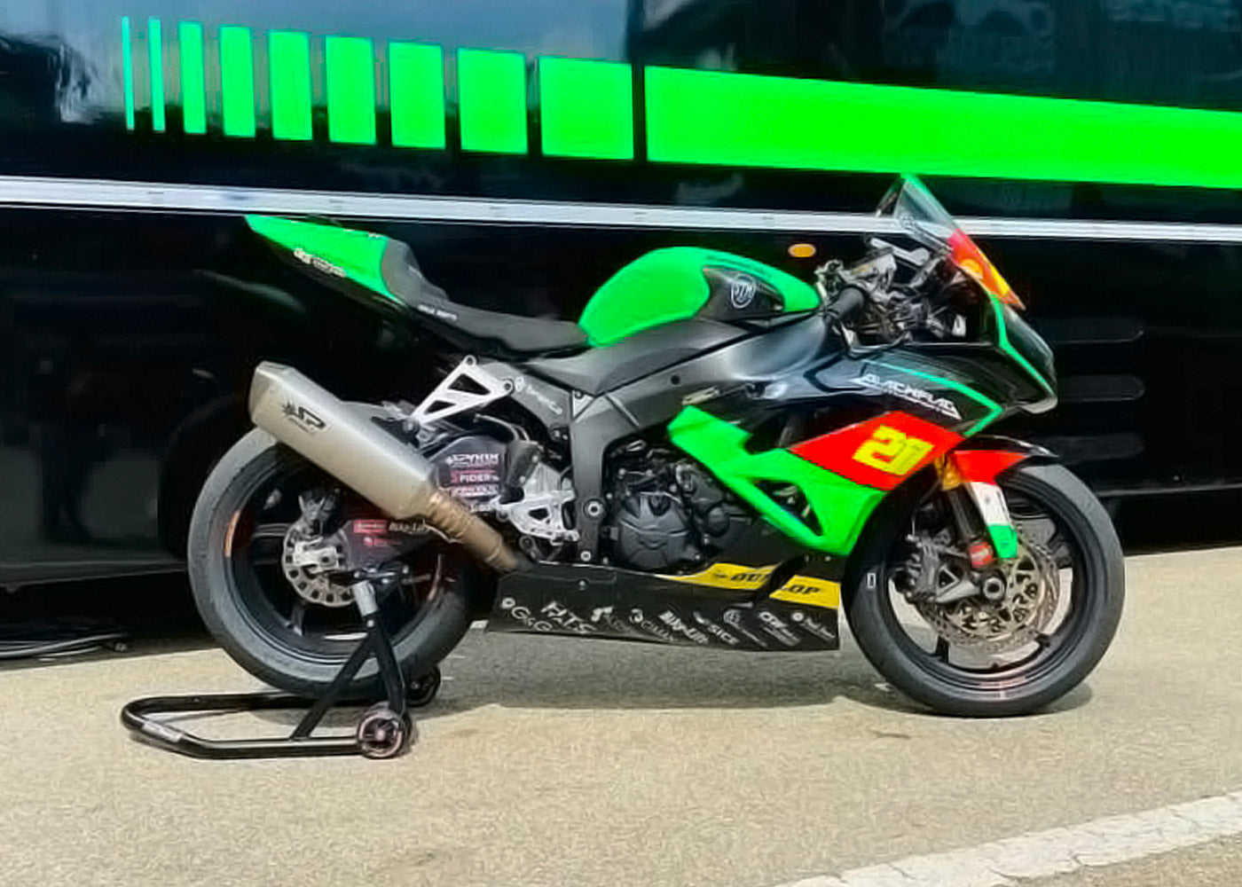 SPARK GKA8829 Kawasaki ZX-6R (2009+) Full Titanium Exhaust System "Force Evo" (racing)