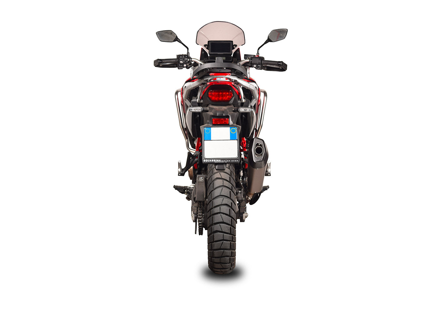 SPARK GHO1702 Honda CRF1100L Africa Twin (2020+) Slip-on Exhaust "Fighter" (approved; titanium) – Accessories in the 2WheelsHero Motorcycle Aftermarket Accessories and Parts Online Shop