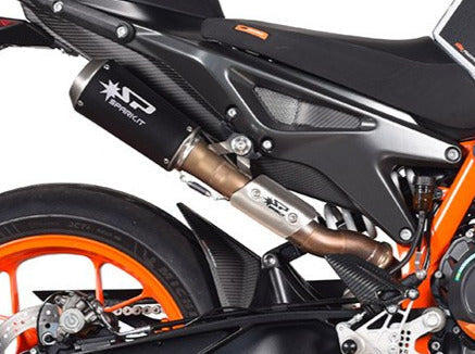 SPARK GKT0116 KTM 790 / 890 Duke (2018+) Semi-Full Double Exhaust System "MotoGP" (approved; dark stainless steel) – Accessories in the 2WheelsHero Motorcycle Aftermarket Accessories and Parts Online Shop