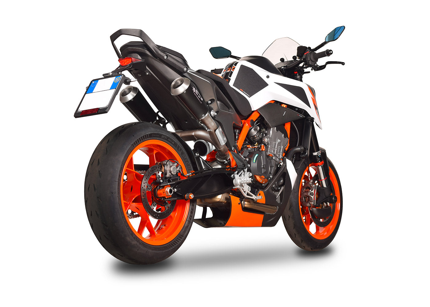 SPARK GKT0116 KTM 790 / 890 Duke (2018+) Semi-Full Double Exhaust System "MotoGP" (approved; dark stainless steel) – Accessories in the 2WheelsHero Motorcycle Aftermarket Accessories and Parts Online Shop