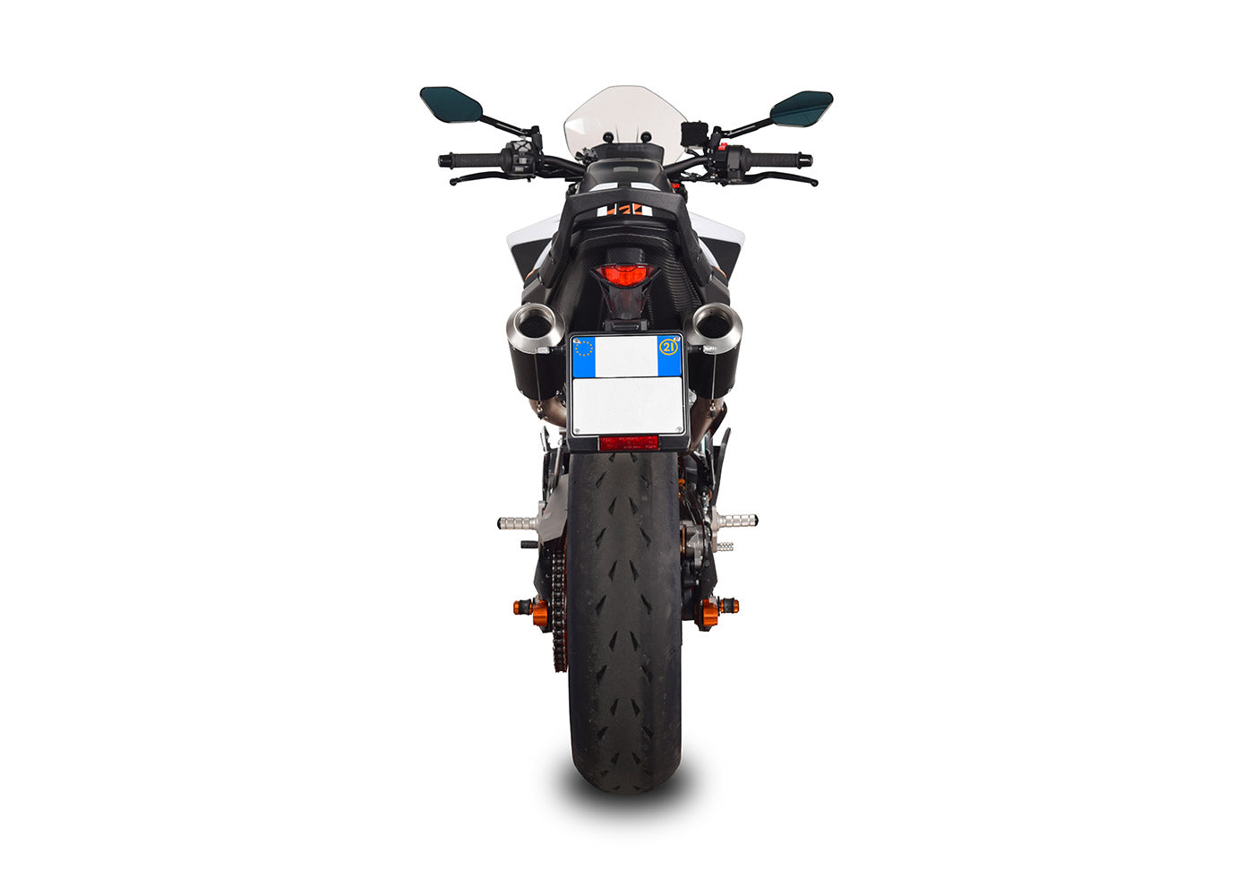 SPARK GKT0116 KTM 790 / 890 Duke (2018+) Semi-Full Double Exhaust System "MotoGP" (approved; dark stainless steel) – Accessories in the 2WheelsHero Motorcycle Aftermarket Accessories and Parts Online Shop