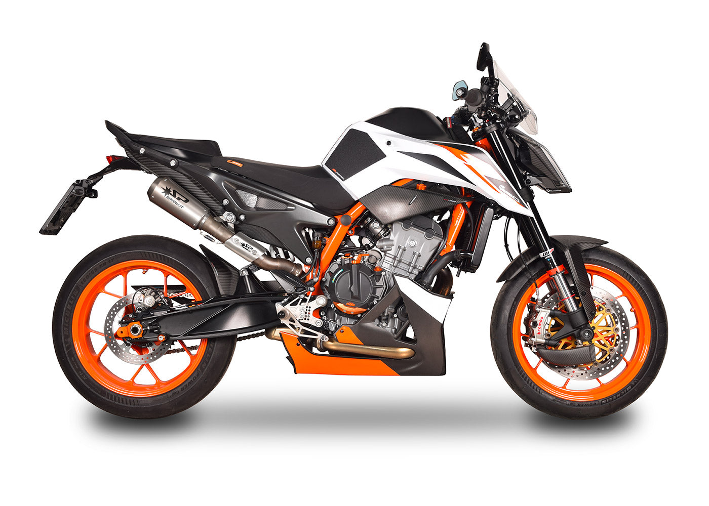 SPARK GKT0116 KTM 790 / 890 Duke (2018+) Semi-Full Double Exhaust System "MotoGP" (approved; titanium) – Accessories in the 2WheelsHero Motorcycle Aftermarket Accessories and Parts Online Shop