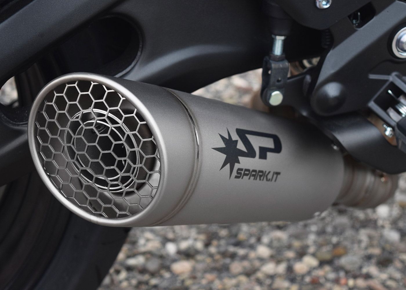 SPARK GYA8876 Yamaha MT-07/Tracer 700 Titanium Full Exhaust System "Grid-O" (racing) – Accessories in the 2WheelsHero Motorcycle Aftermarket Accessories and Parts Online Shop