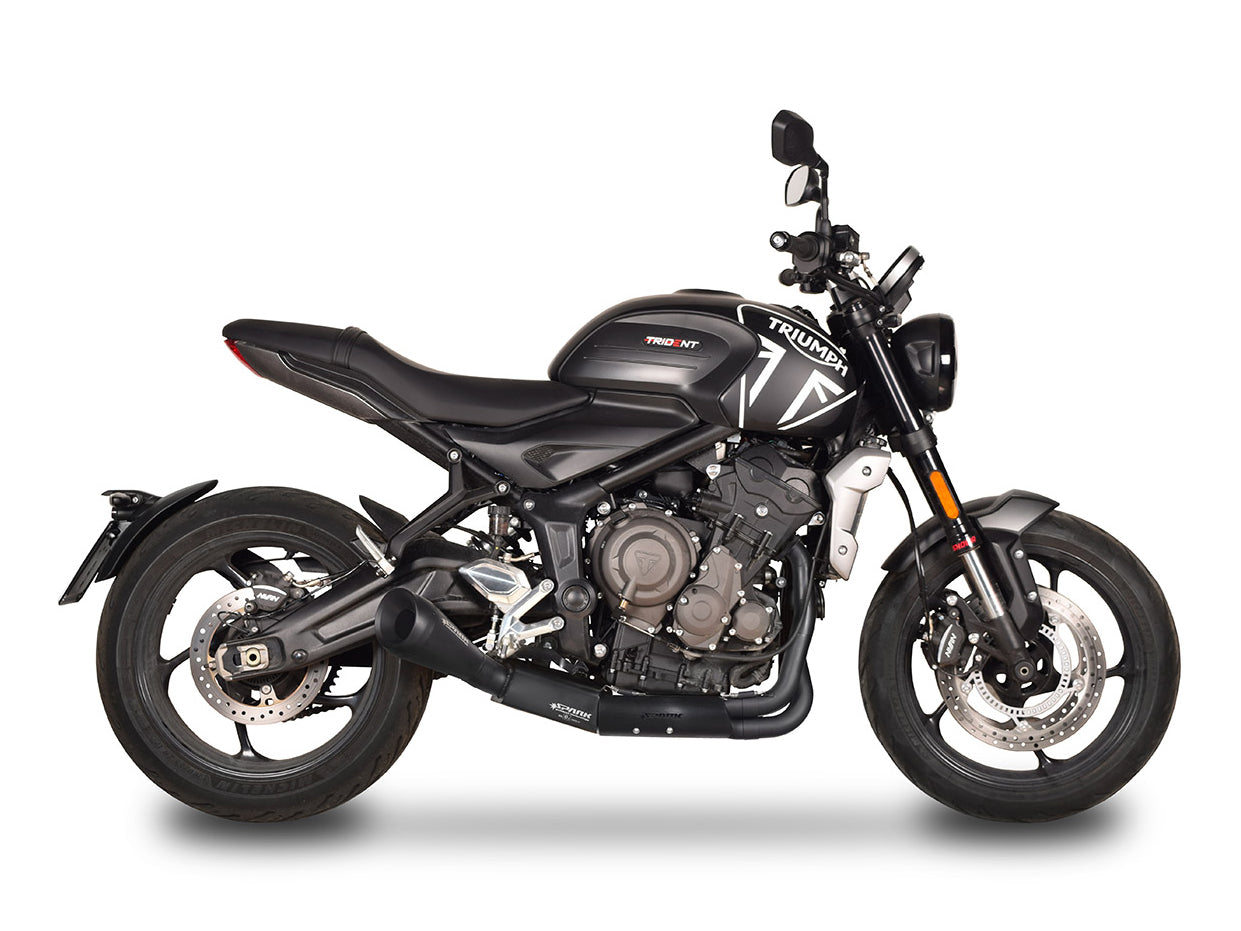 SPARK GTR8819 Triumph Tiger Sport 660 / Trident 660 (2021+) Black Series Full Exhaust System "60'S" – Accessories in the 2WheelsHero Motorcycle Aftermarket Accessories and Parts Online Shop