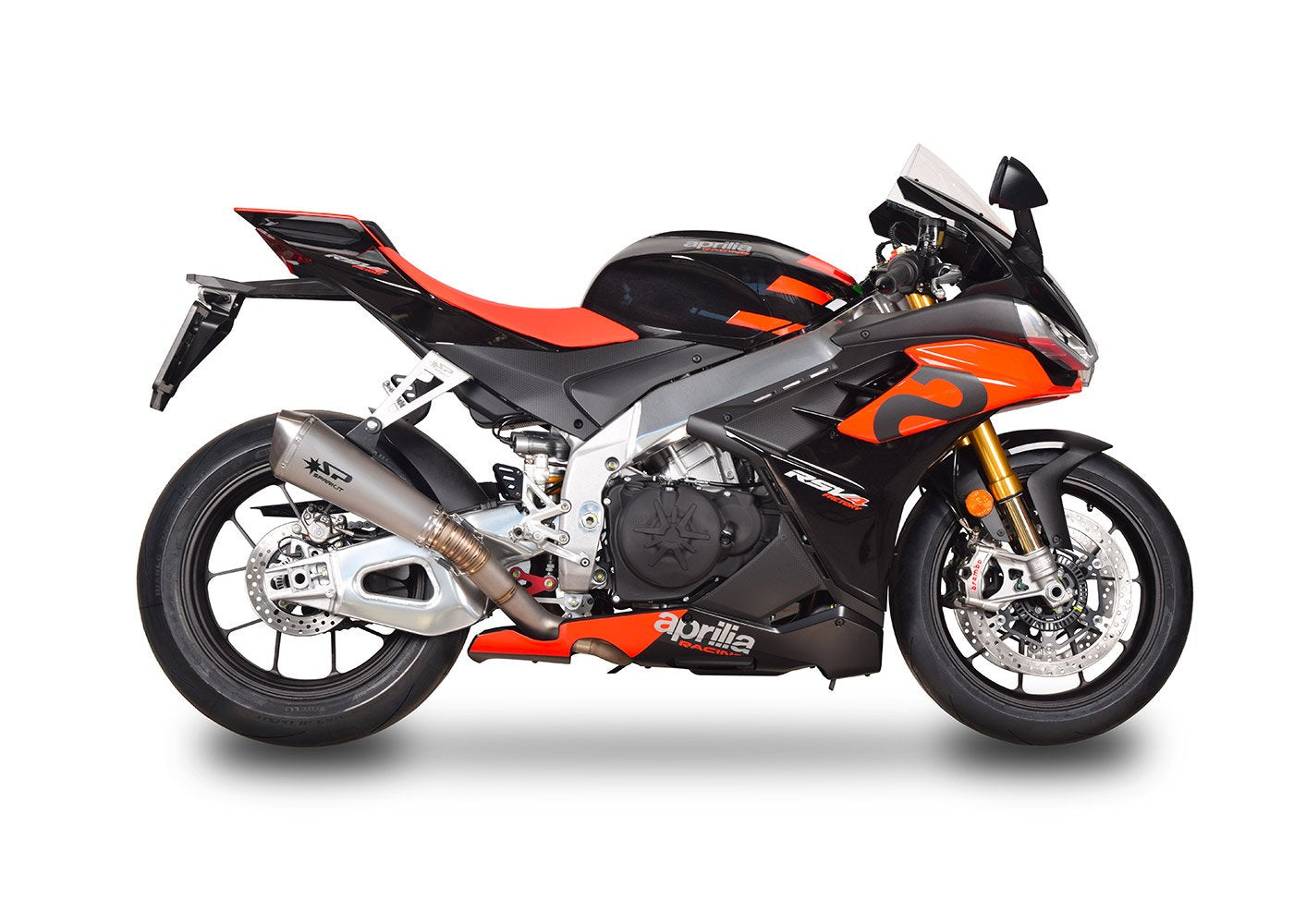 SPARK GAP0402 Aprilia RSV4 / Tuono V4 (2021+) Titanium Slip-on Exhaust "Konix" (racing) – Accessories in the 2WheelsHero Motorcycle Aftermarket Accessories and Parts Online Shop