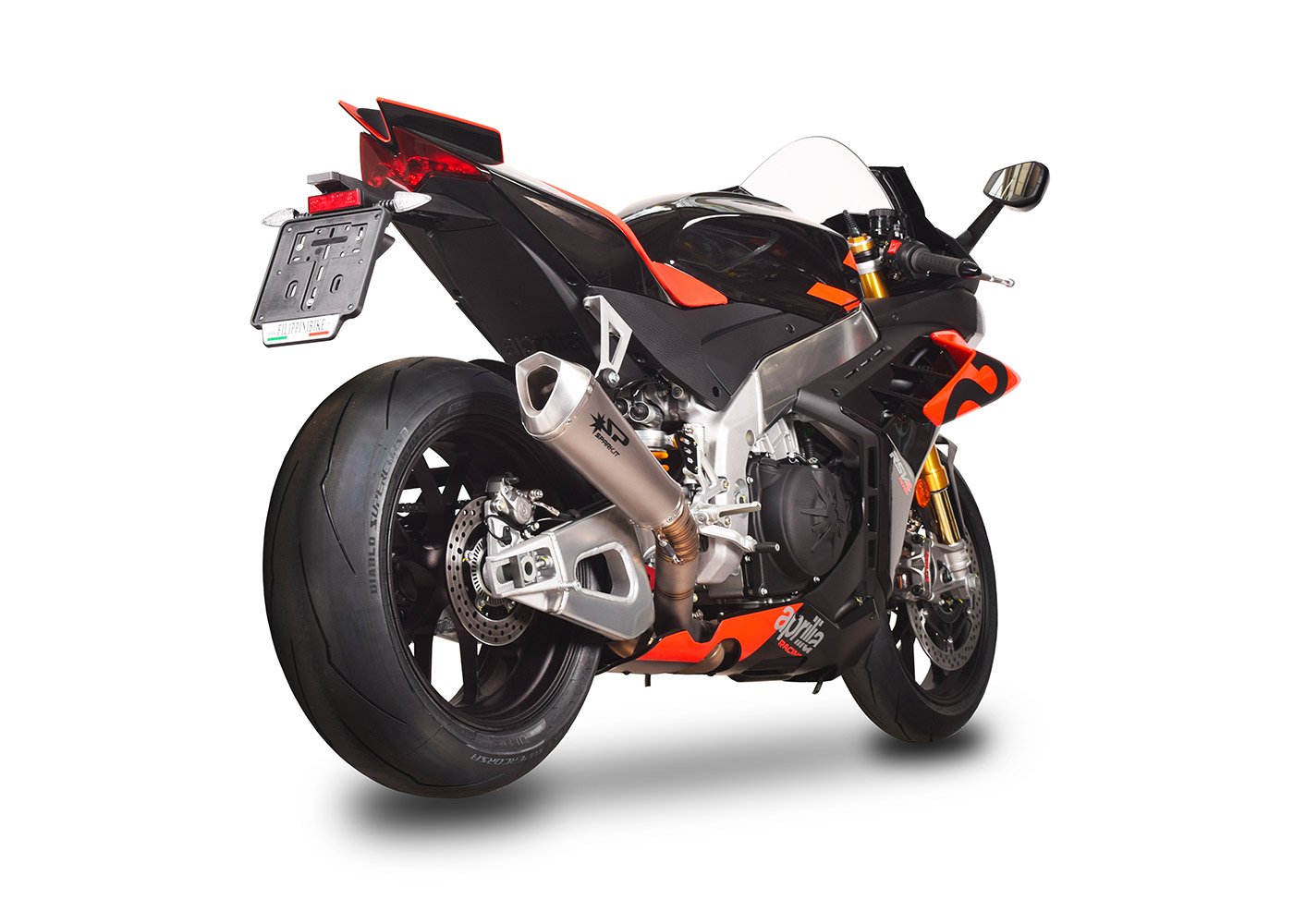 SPARK GAP0402 Aprilia RSV4 / Tuono V4 (2021+) Titanium Slip-on Exhaust "Konix" (racing) – Accessories in the 2WheelsHero Motorcycle Aftermarket Accessories and Parts Online Shop