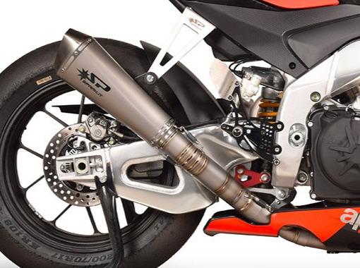 SPARK GAP8804 Aprilia RSV4 / Tuono V4 (2017+) Full Titanium Exhaust System "Konix" (racing)