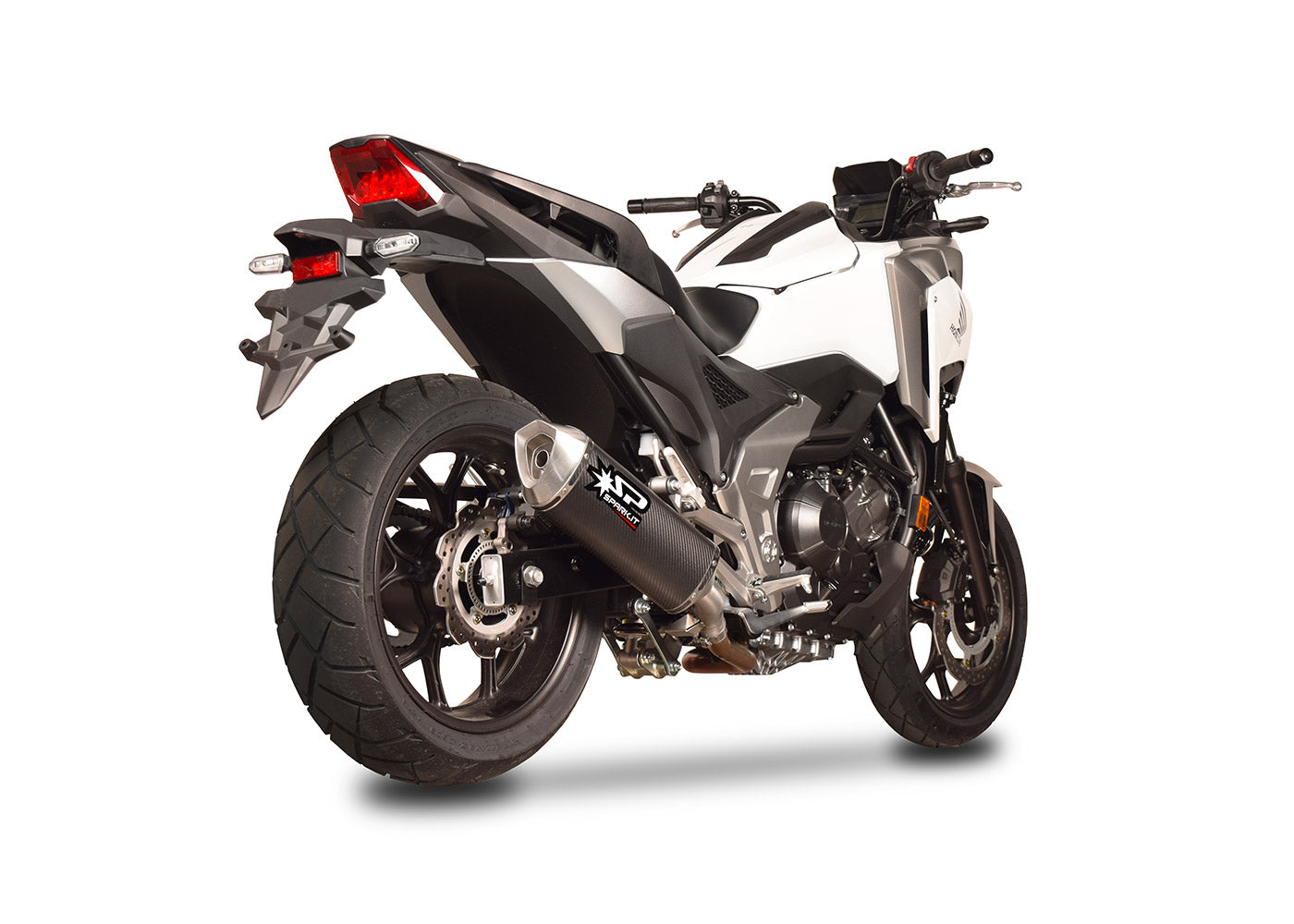 SPARK GHO1102 Honda NC700 / NC750 / Integra Slip-on Exhaust "Force" (EU homologated) – Accessories in the 2WheelsHero Motorcycle Aftermarket Accessories and Parts Online Shop