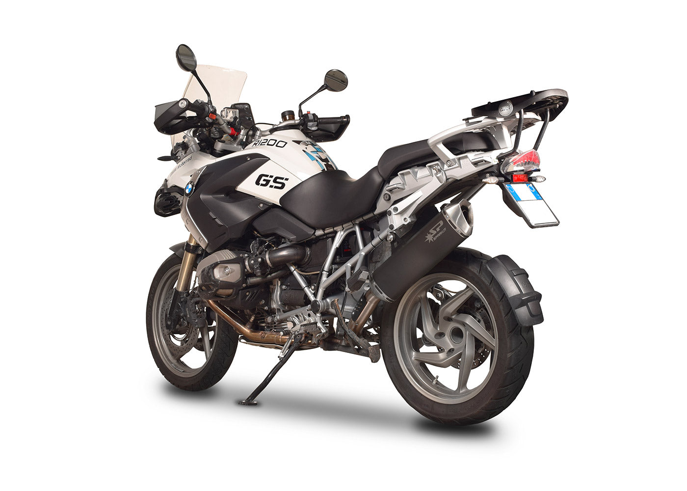 SPARK GBM0603 BMW R1200GS / Adventure (04/09) Slip-on Exhaust "Force" (EU homologated; dark) – Accessories in the 2WheelsHero Motorcycle Aftermarket Accessories and Parts Online Shop