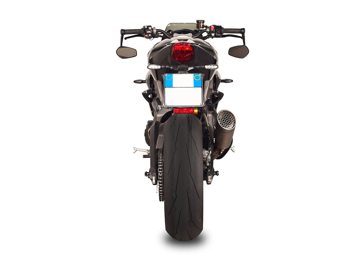 SPARK GTR0505 Triumph Street Triple 765 R / RS / S (20/22) Titanium Semi-full Exhaust System "Grid-O" (EU Homologated) – Accessories in the 2WheelsHero Motorcycle Aftermarket Accessories and Parts Online Shop