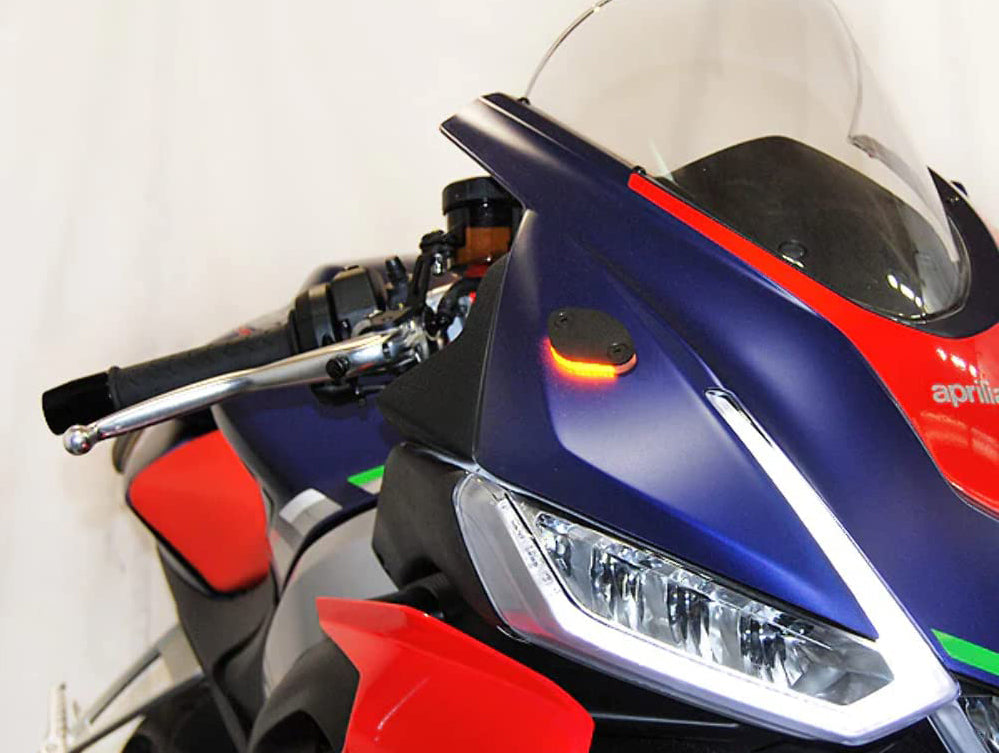 NEW RAGE CYCLES Aprilia RS 660 (2020+) LED Mirror Block-off Turn Signals