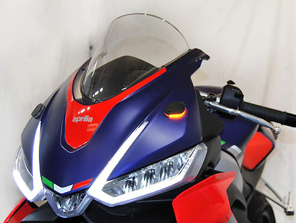 NEW RAGE CYCLES Aprilia RS 660 (2020+) LED Mirror Block-off Turn Signals