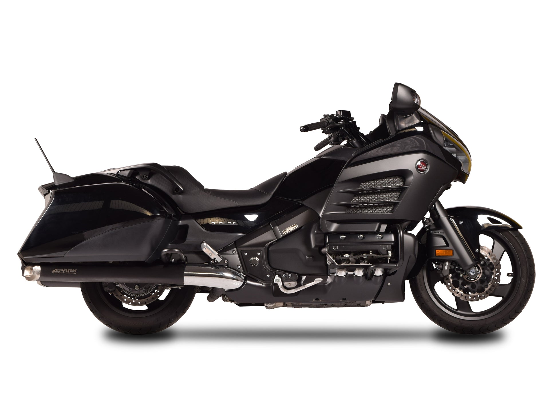 SPARK GHO1501 Honda Gold Wing 1800 (01/17) Dual Slip-on Exhaust "Rectangular" (dark style) – Accessories in the 2WheelsHero Motorcycle Aftermarket Accessories and Parts Online Shop