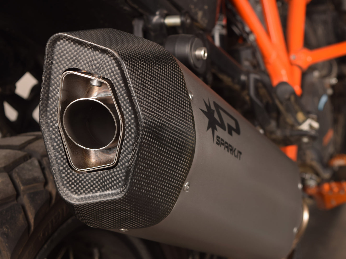 SPARK GKT0204 KTM 1290 Super Adventure (17/20) Slip-on Exhaust "Fighter" (approved; titanium) – Accessories in the 2WheelsHero Motorcycle Aftermarket Accessories and Parts Online Shop