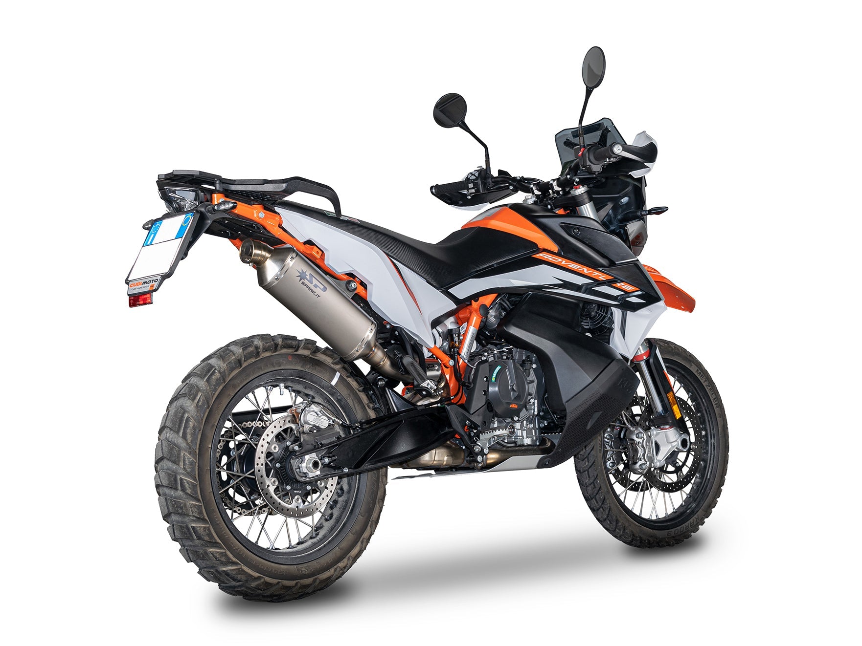 SPARK GKT0501 KTM 890 / 790 Adventure (2022+) Slip-on Exhaust "Dakar" (EURO 5; titanium) – Accessories in the 2WheelsHero Motorcycle Aftermarket Accessories and Parts Online Shop