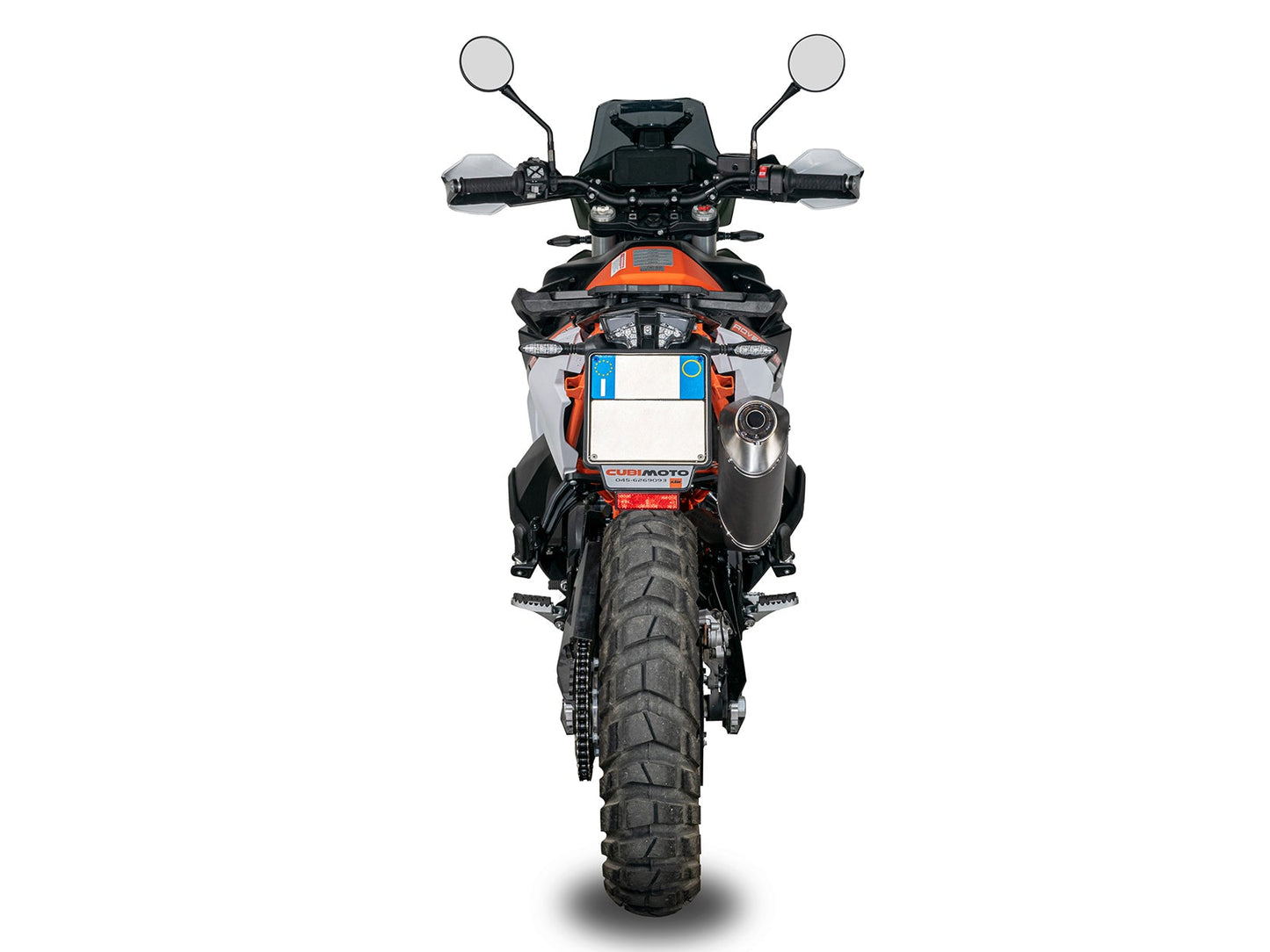 SPARK GKT0501 KTM 890 / 790 Adventure (2022+) Slip-on Exhaust "Dakar" (EURO 5; titanium) – Accessories in the 2WheelsHero Motorcycle Aftermarket Accessories and Parts Online Shop