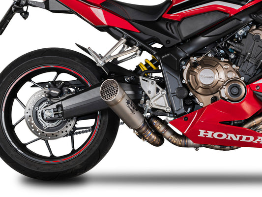 SPARK GHO8841 Honda CB650R / CBR650R (2019+) Titanium Full Exhaust System "Grid-O" (racing) – Accessories in the 2WheelsHero Motorcycle Aftermarket Accessories and Parts Online Shop