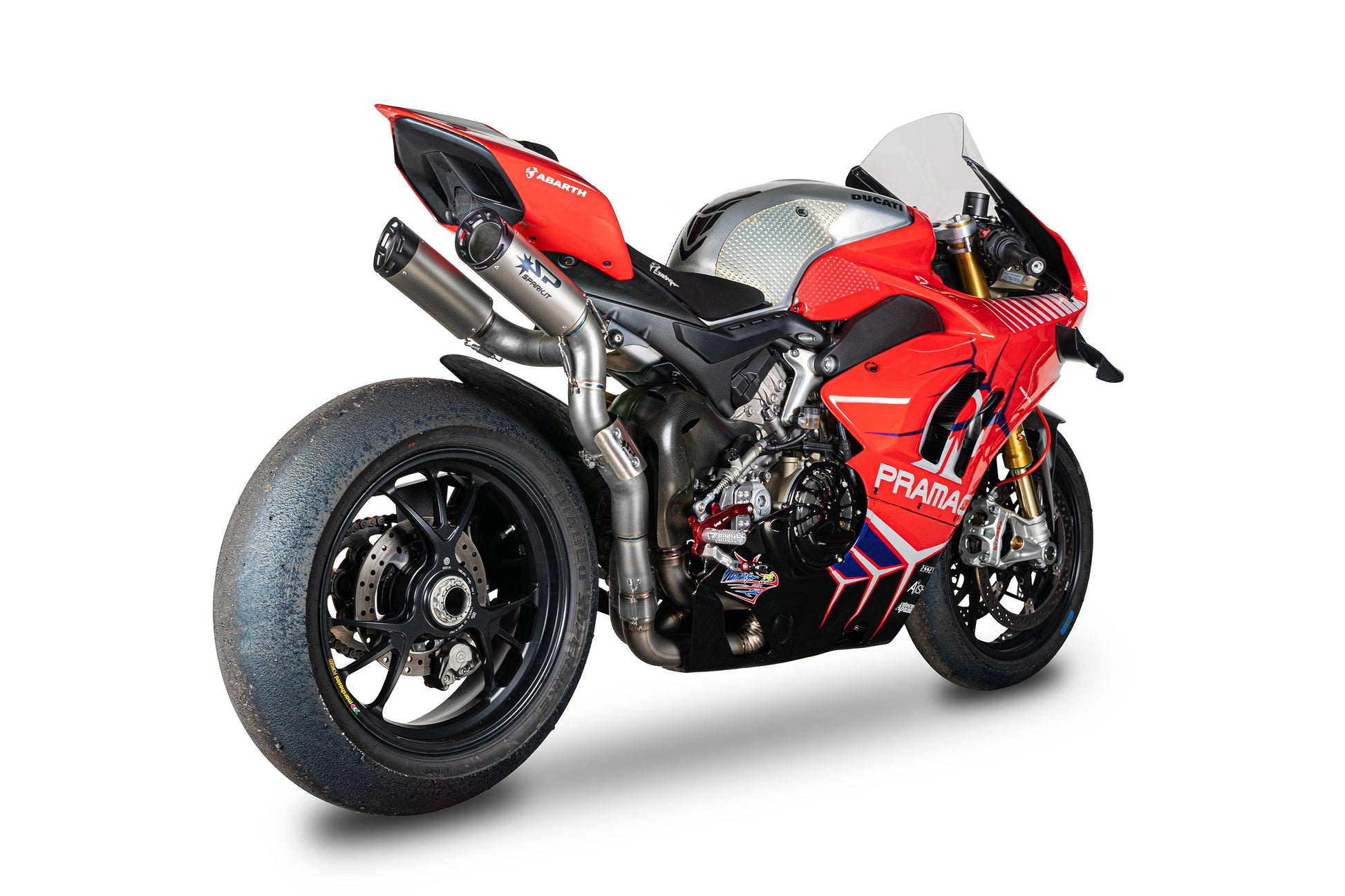 SPARK GDU8847 Ducati Panigale V4 / Streetfighter Titanium 3/4 Exhaust System "DYNO" (racing) – Accessories in the 2WheelsHero Motorcycle Aftermarket Accessories and Parts Online Shop