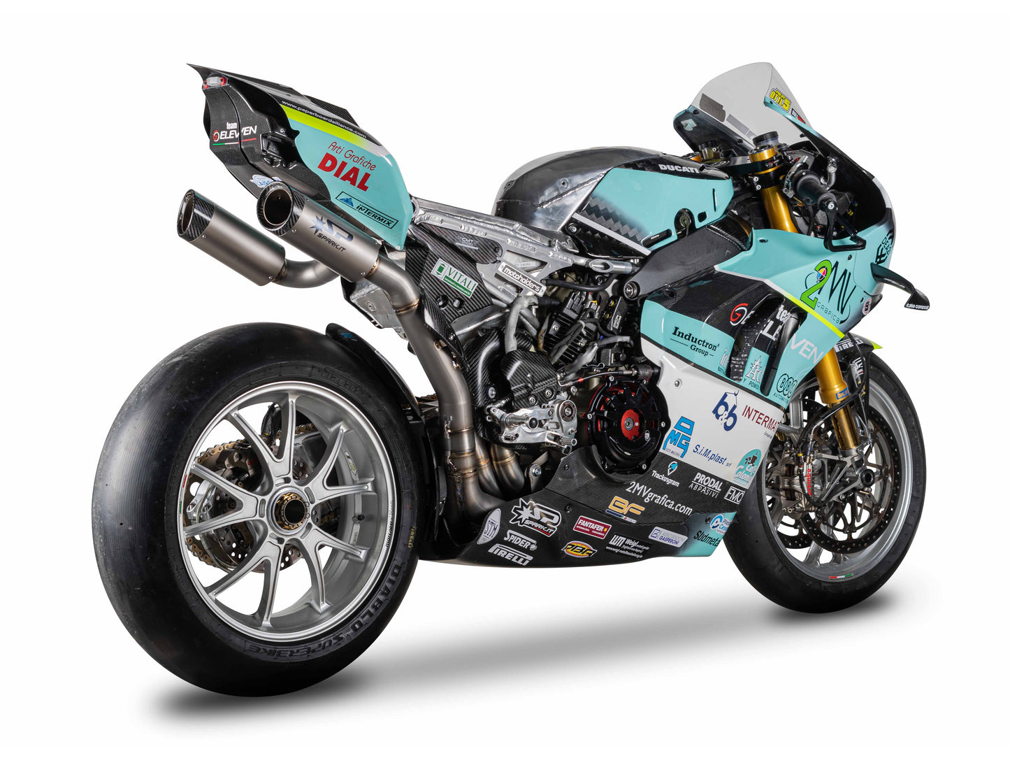 SPARK GDU8843 Ducati Panigale V4 (2018+) Full Titanium Exhaust System "WorldSBK REPLICA" (racing) – Accessories in the 2WheelsHero Motorcycle Aftermarket Accessories and Parts Online Shop