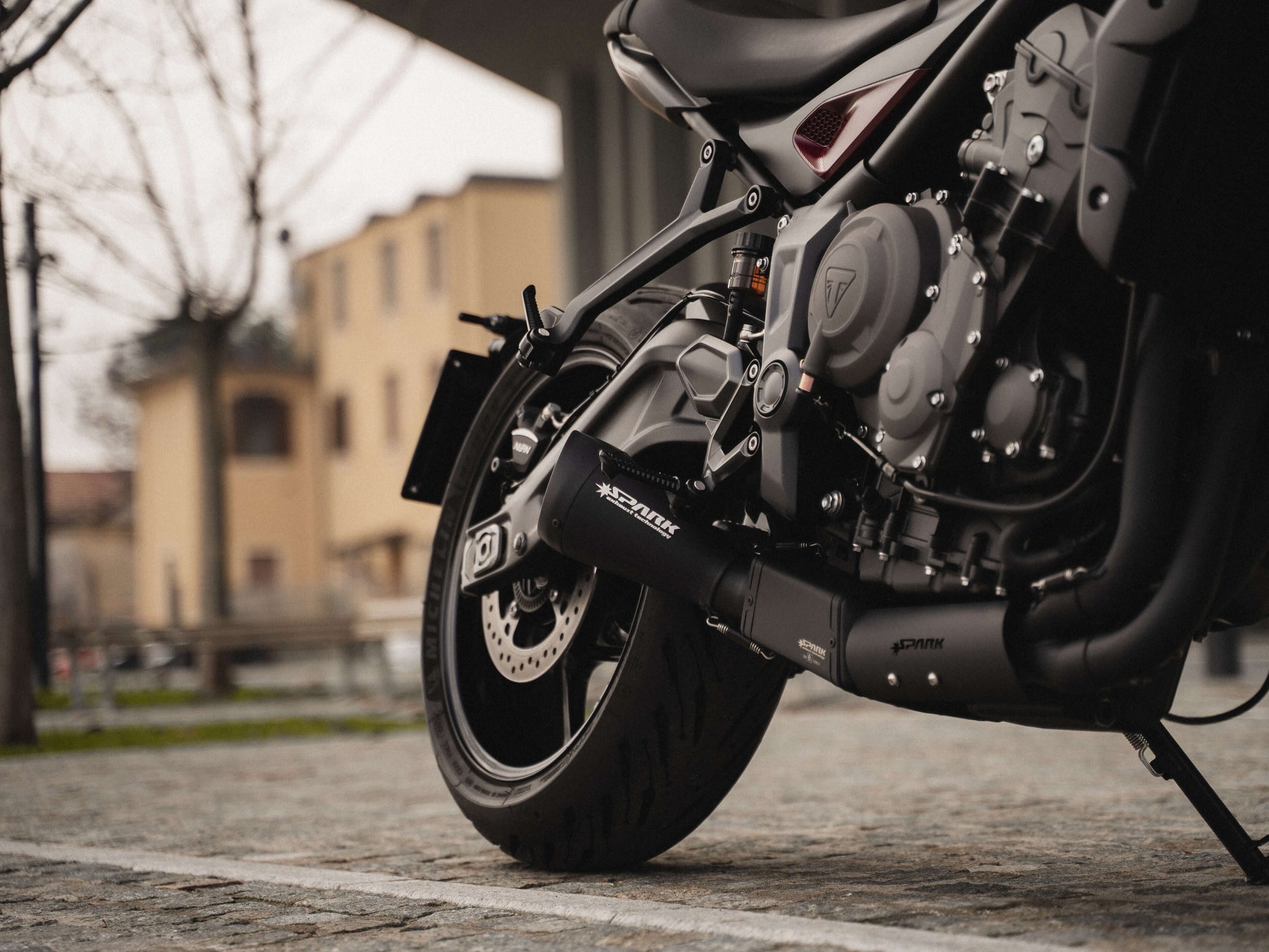 SPARK GTR8819 Triumph Tiger Sport 660 / Trident 660 (2021+) Black Series Full Exhaust System "60'S" – Accessories in the 2WheelsHero Motorcycle Aftermarket Accessories and Parts Online Shop