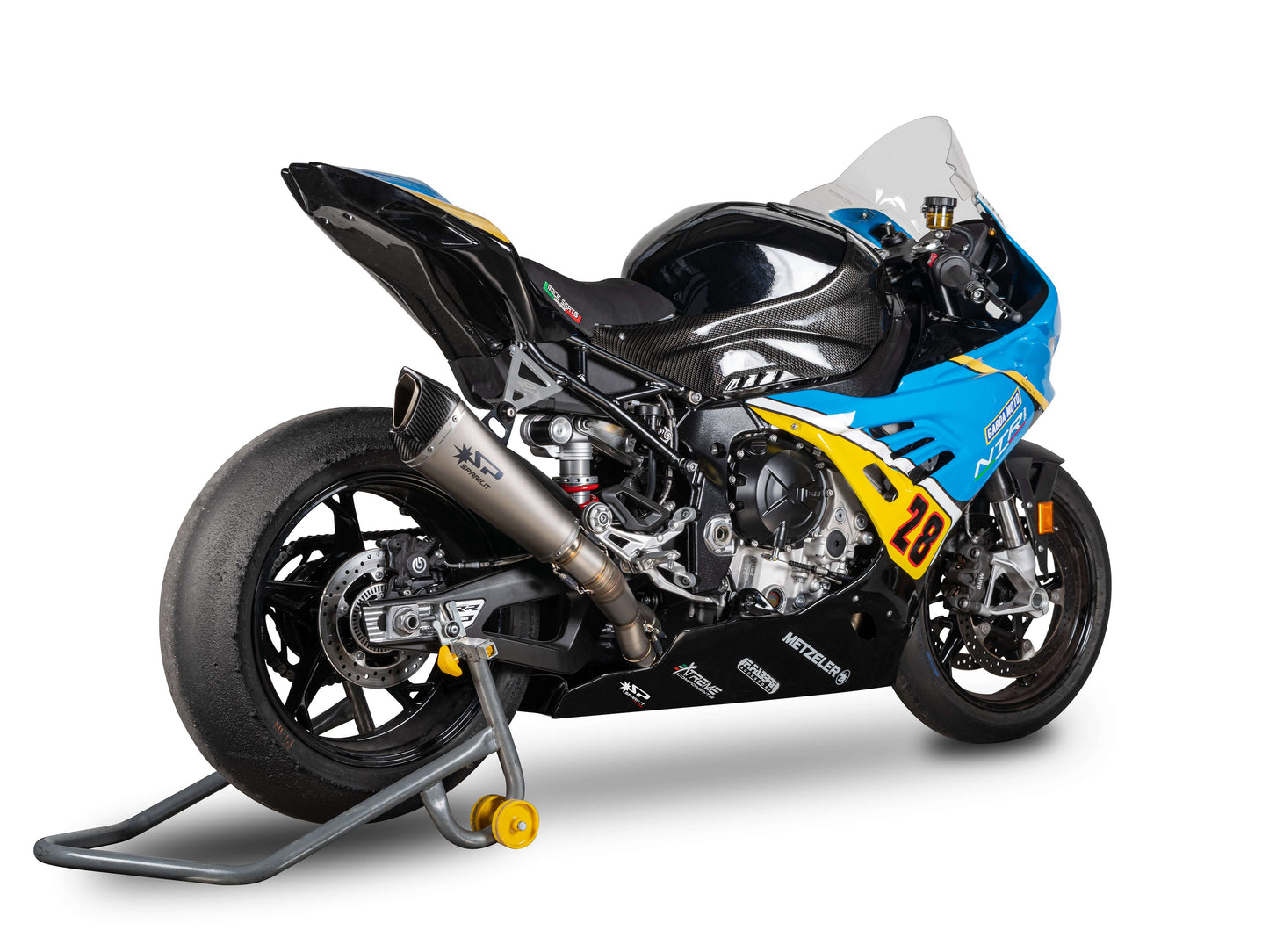 SPARK GBM8821 BMW S1000RR / M1000RR (2019+) Full Titanium Exhaust System "Konix Evo" (racing) – Accessories in the 2WheelsHero Motorcycle Aftermarket Accessories and Parts Online Shop