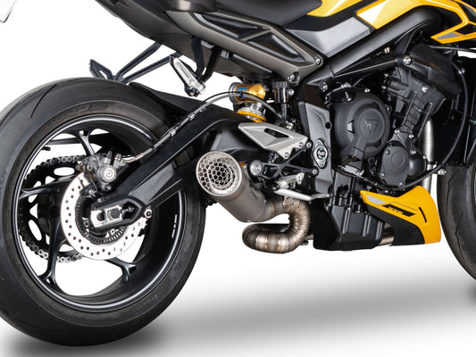 SPARK GTR0501+GTR8502 Triumph Street Triple 765 R / RS / Moto2 Edition (2023+) Titanium Full Exhaust System "Grid-O" (racing) – Accessories in the 2WheelsHero Motorcycle Aftermarket Accessories and Parts Online Shop