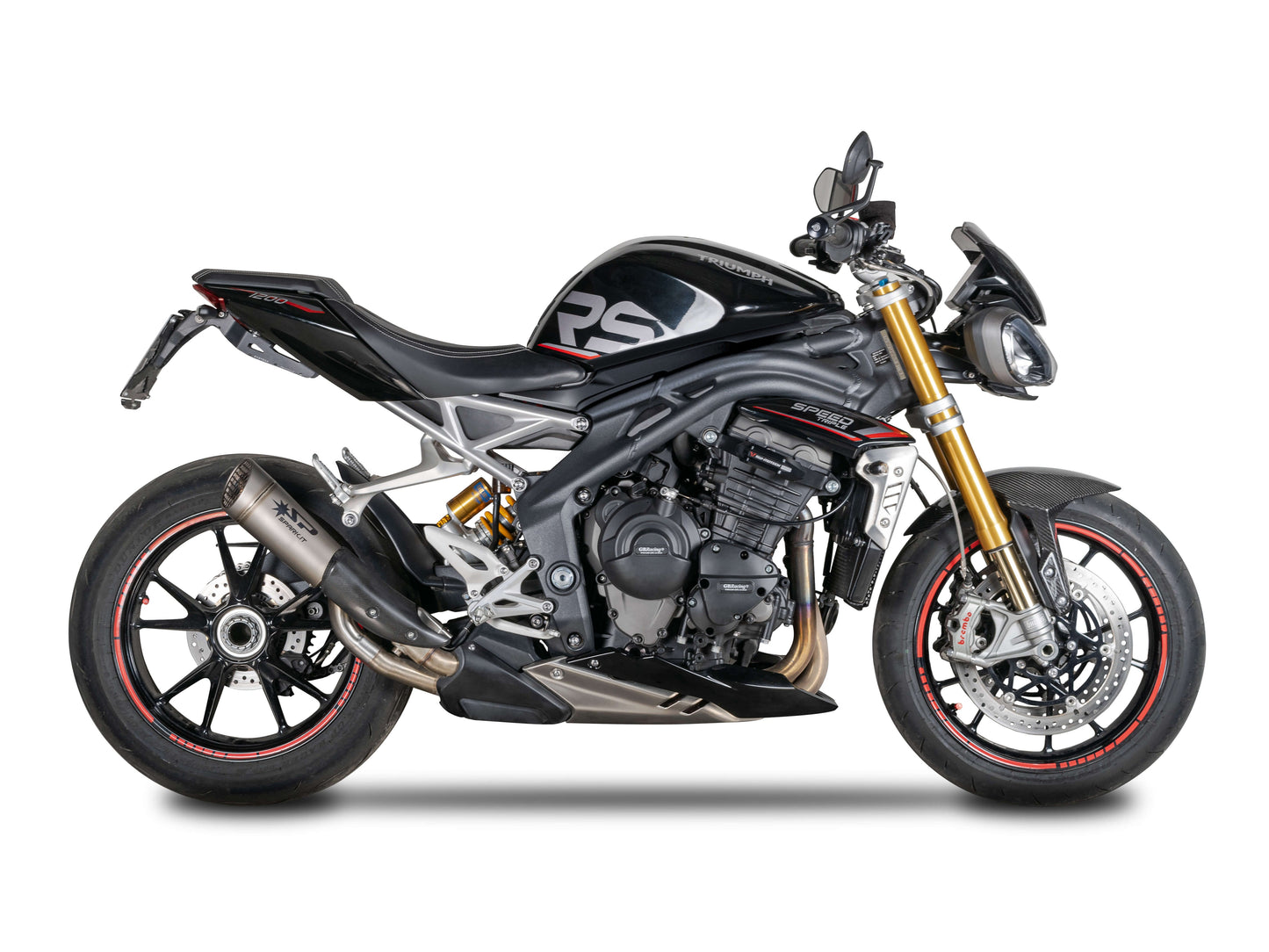 SPARK GTR0105 Triumph Speed Triple 1200RR / 1200RS (2021+) Titanium Slip-on Exhaust "Grid-O" (EU Homologated) – Accessories in the 2WheelsHero Motorcycle Aftermarket Accessories and Parts Online Shop