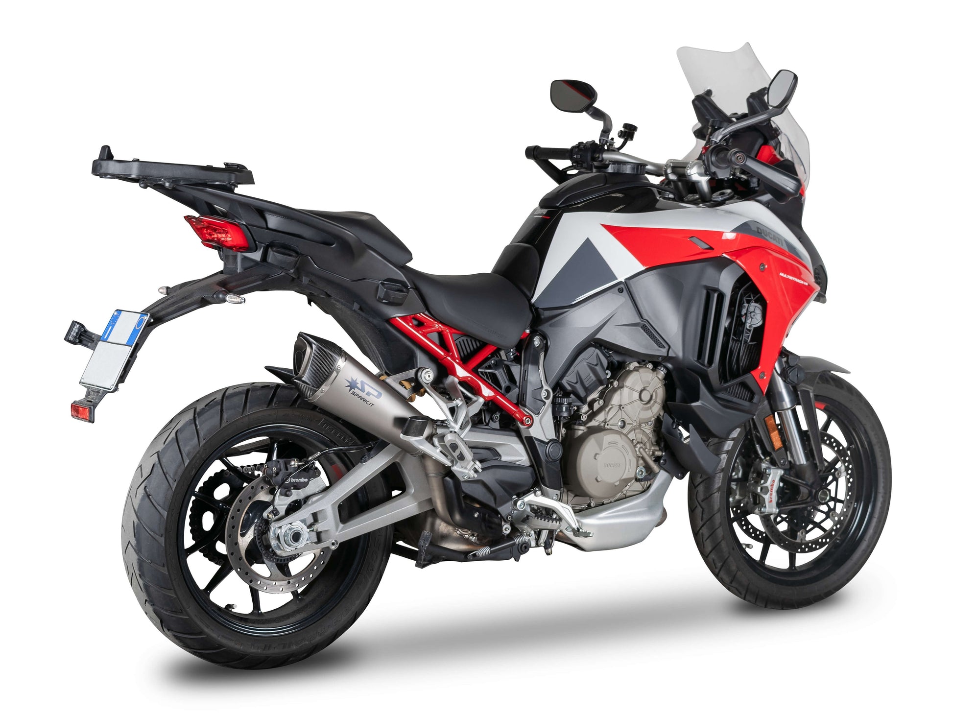 SPARK GDU1605 Ducati Multistrada V4 (2021+) Slip-on Exhaust "Konix EVO" (EU homologated; titanium) – Accessories in the 2WheelsHero Motorcycle Aftermarket Accessories and Parts Online Shop