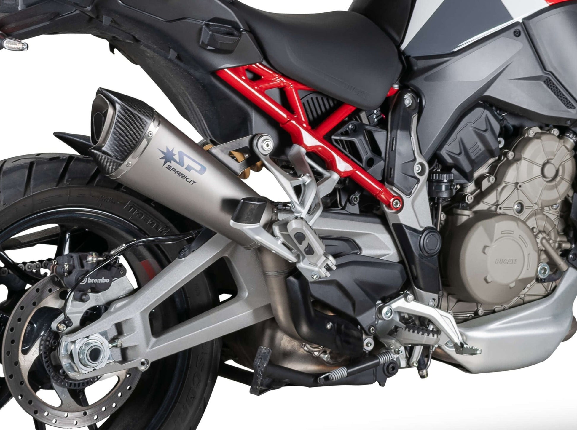 SPARK GDU1605 Ducati Multistrada V4 (2021+) Slip-on Exhaust "Konix EVO" (EU homologated; titanium) – Accessories in the 2WheelsHero Motorcycle Aftermarket Accessories and Parts Online Shop