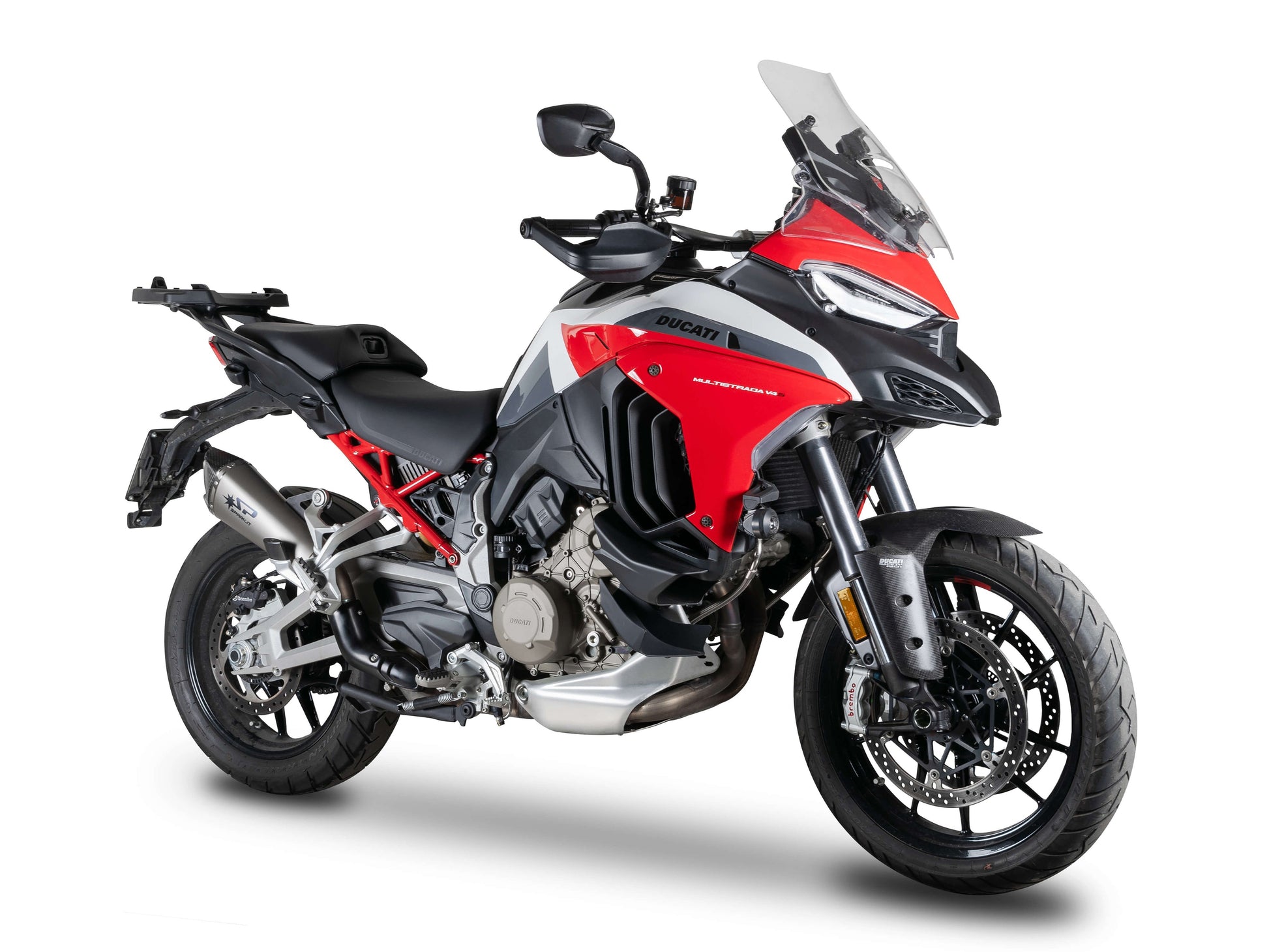 SPARK GDU1605 Ducati Multistrada V4 (2021+) Slip-on Exhaust "Konix EVO" (EU homologated; titanium) – Accessories in the 2WheelsHero Motorcycle Aftermarket Accessories and Parts Online Shop