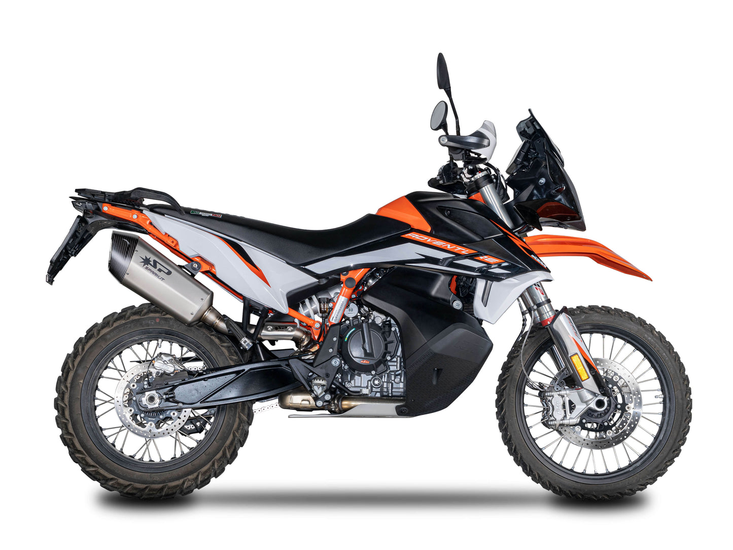 SPARK GHU0601 KTM 790 Adventure / 890 Adventure R (2021+) Titanium Full Exhaust System "Fighter EVO" (EU Homologated) – Accessories in the 2WheelsHero Motorcycle Aftermarket Accessories and Parts Online Shop