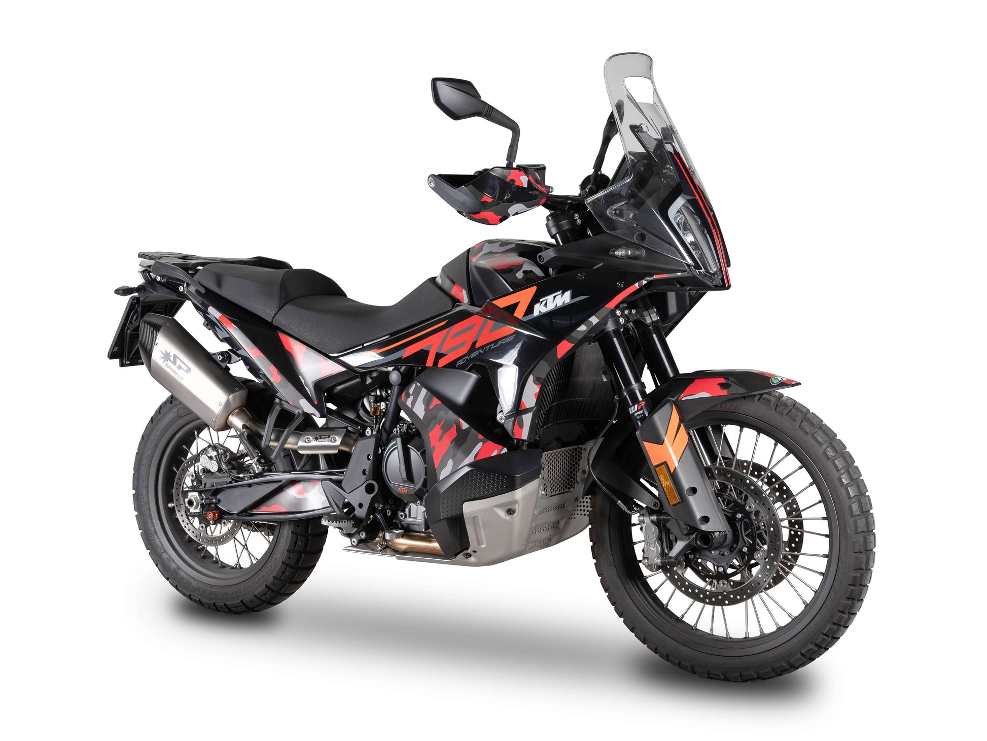 SPARK GHU0601 KTM 790 Adventure / 890 Adventure R (2021+) Titanium Full Exhaust System "Fighter EVO" (EU Homologated) – Accessories in the 2WheelsHero Motorcycle Aftermarket Accessories and Parts Online Shop