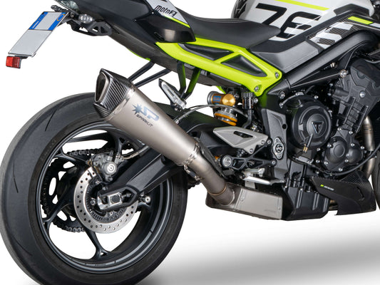 SPARK GTR8826 Triumph Street Triple 765 R / RS / Moto2 Edition (2023+) Titanium Full Exhaust System "Konix EVO" (EU Homologated) – Accessories in the 2WheelsHero Motorcycle Aftermarket Accessories and Parts Online Shop