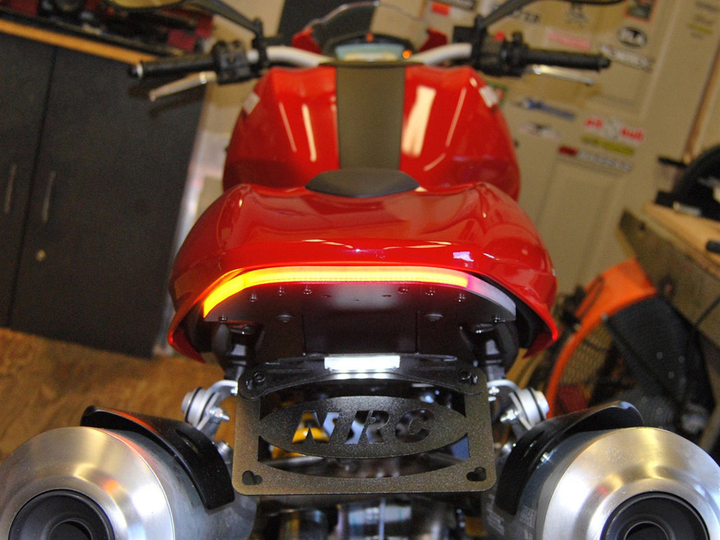 NEW RAGE CYCLES Ducati Monster 696 LED Tail Tidy Fender Eliminator