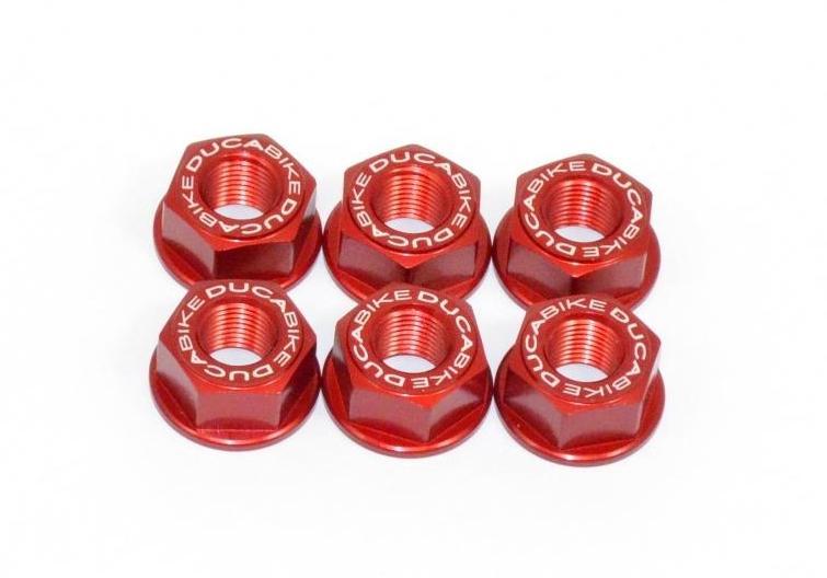 6DSB02 - DUCABIKE Ducati Rear Sprocket Carrier Nuts set