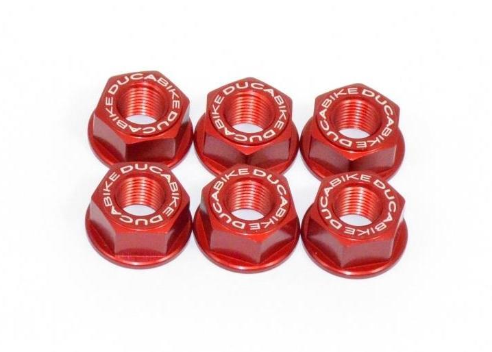 6DSB03 - DUCABIKE Ducati Rear Sprocket Carrier Nuts set