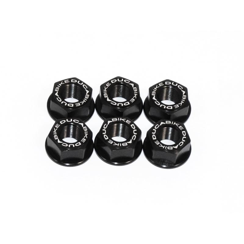 6DSB02 - DUCABIKE Ducati Rear Sprocket Carrier Nuts set