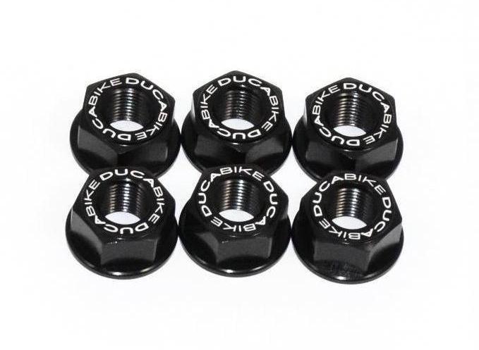 6DSB01 - DUCABIKE Ducati Rear Sprocket Carrier Nuts set (M10x1.0)