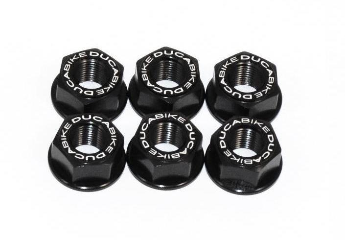 6DSB03 - DUCABIKE Ducati Rear Sprocket Carrier Nuts set