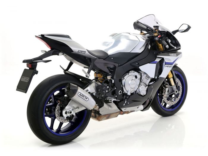 ARROW 71829AK Yamaha R1 (2015+) Aluminum Slip-on Exhaust "Indy Race" – Accessories in the 2WheelsHero Motorcycle Aftermarket Accessories and Parts Online Shop