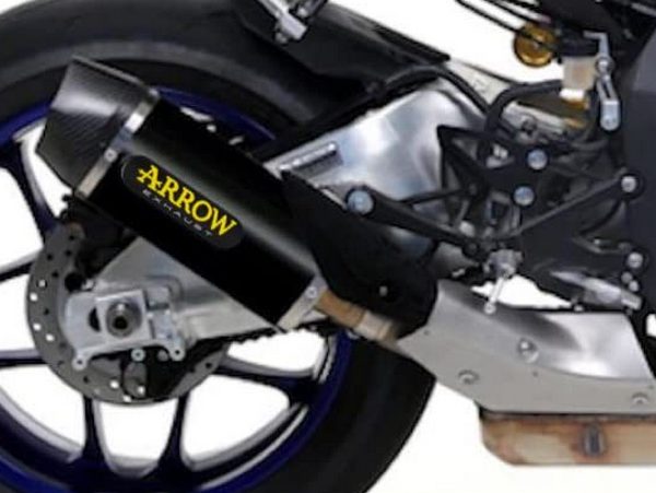 ARROW 71829AKN Yamaha R1 (2015+) Dark Aluminum Slip-on Exhaust "Indy Race" – Accessories in the 2WheelsHero Motorcycle Aftermarket Accessories and Parts Online Shop