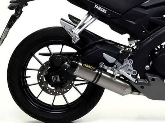 ARROW 51012MI+51513AK Yamaha MT125 (2014+) Aluminum Full Exhaust System "Competition Evo Thunder" (racing) – Accessories in the 2WheelsHero Motorcycle Aftermarket Accessories and Parts Online Shop