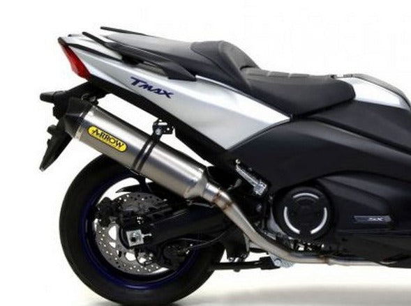 ARROW 73013MI+73514AK Yamaha TMAX 560 (2020+) Aluminum Full Exhaust System "Competition Evo Race-Tech" (racing) – Accessories in the 2WheelsHero Motorcycle Aftermarket Accessories and Parts Online Shop