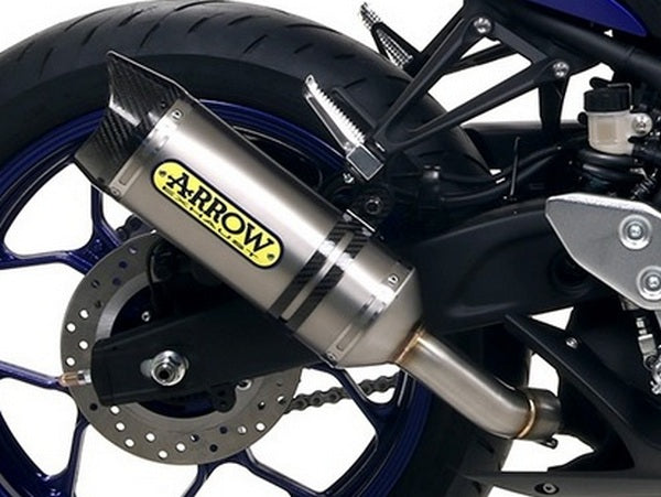 ARROW 71894PK Yamaha R3 (2019+) Titanium Slip-on Exhaust "Thunder" – Accessories in the 2WheelsHero Motorcycle Aftermarket Accessories and Parts Online Shop