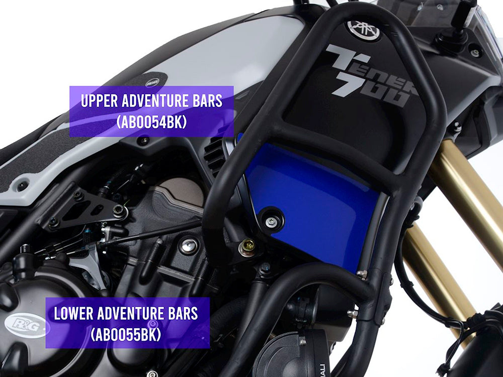 AB0054 - R&G RACING Yamaha Ténéré 700 (2019+) Crash Protection Bars (upper) – Accessories in the 2WheelsHero Motorcycle Aftermarket Accessories and Parts Online Shop