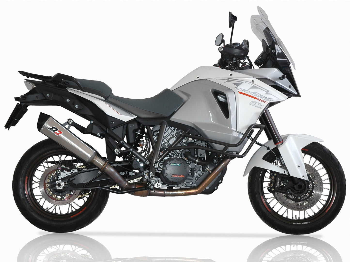 QD EXHAUST KTM 1290 Super Adventure (15/20) Slip-on Exhaust "Magnum" (EU homologated)